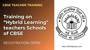 Training on “Hybrid Learning" teachers Schools of CBSE