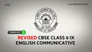 Revised CBSE Class 9 IX English Communicative