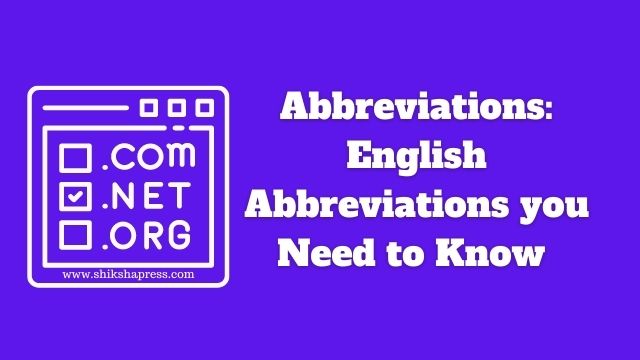Abbreviations List