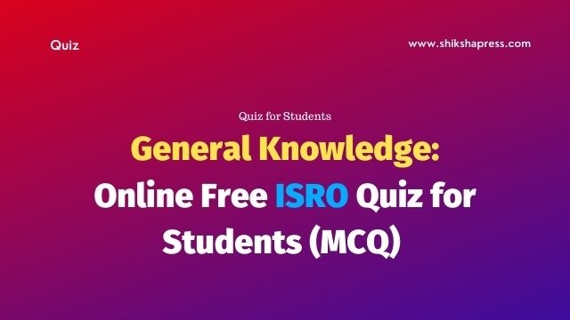 ISRO Quiz