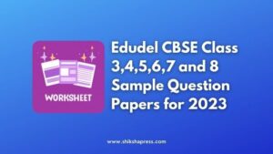 edudel sample papers 2023
