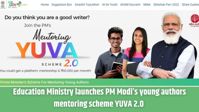 PM young authors mentoring scheme YUVA 2.0