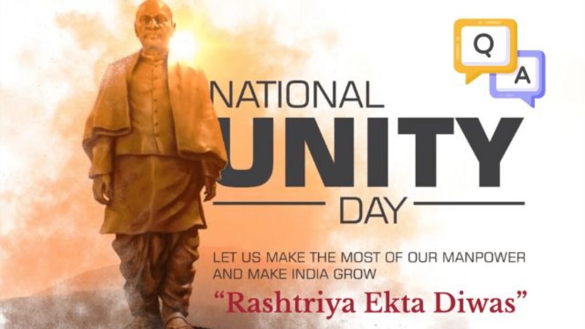 Rashtriya Ekta Diwas | National Unity Day GK Quiz - Shikshapress