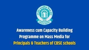 CBSE Capacity Building Programme