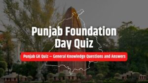 Latest Punjab GK Quiz