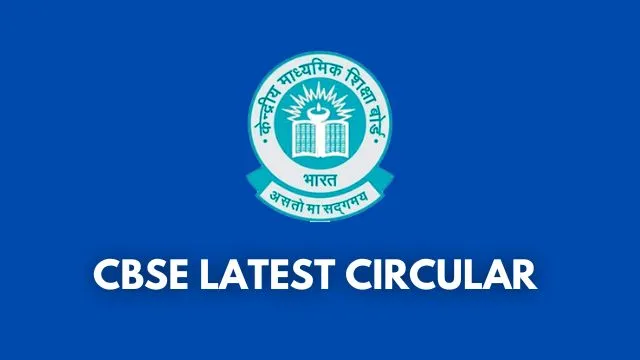 cbse latest circular