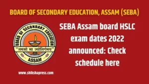SEBA Assam board