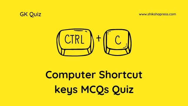 Computer Shortcut keys Quiz