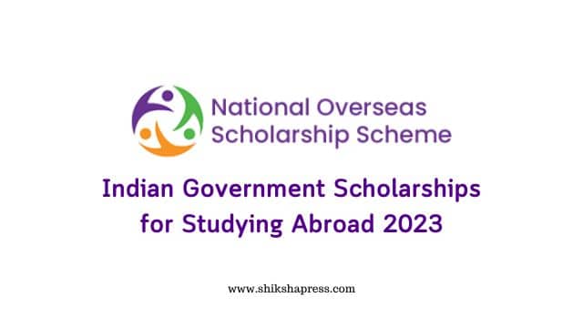 National Overseas Scholarship NOS Scheme
