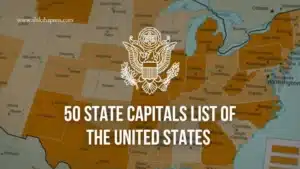 US state capitals list