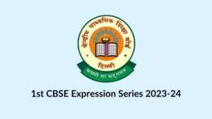 1st cbse expression series