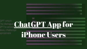 ChatGPT App for iPhone
