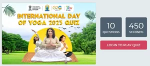 MyGov Yoga Day 2023 Quiz
