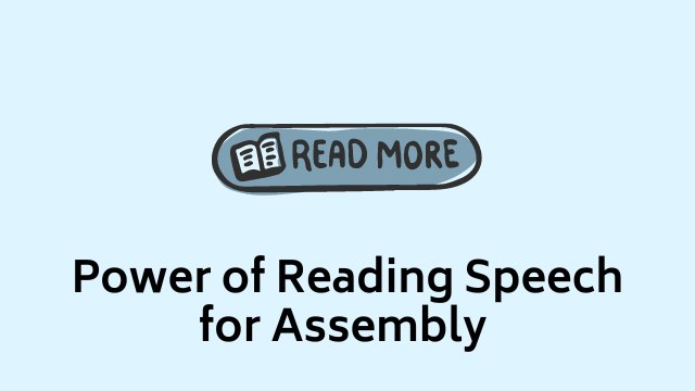 power of reading speech