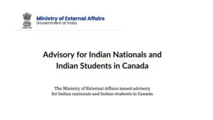 advisory for Indian nationals and Indian students
