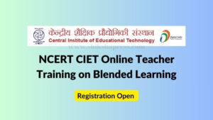NCERT CIET Teacher Training