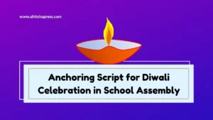Anchoring Script for Diwali