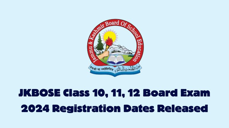 JKBOSE Exam Registration