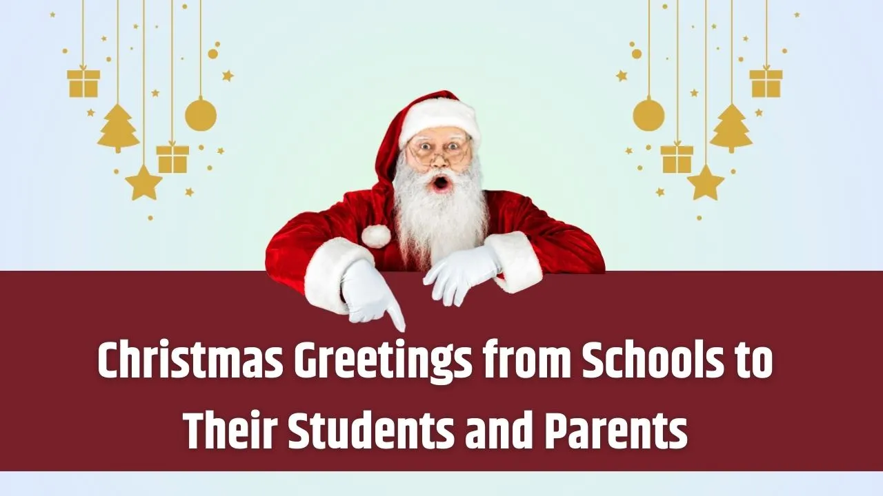 Christmas Greetings from Schools