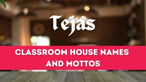 Classroom House Names
