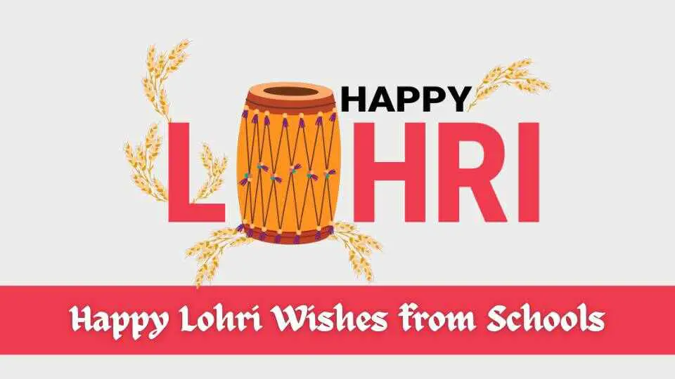 Happy Lohri Wishes from Schools