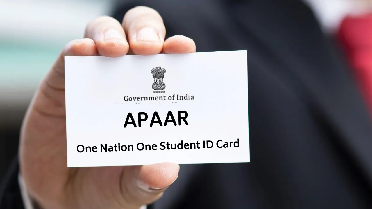 APAAR One Nation One Student ID Card