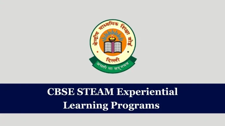 CBSE shadow the scientist programmes