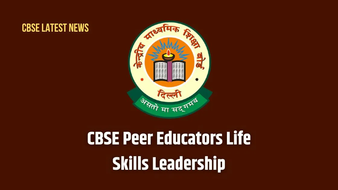 CBSE Peer Educators Life Skills Leadership