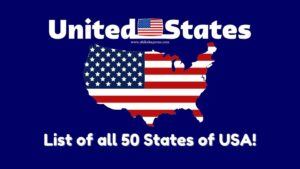 List of all 50 States of USA!