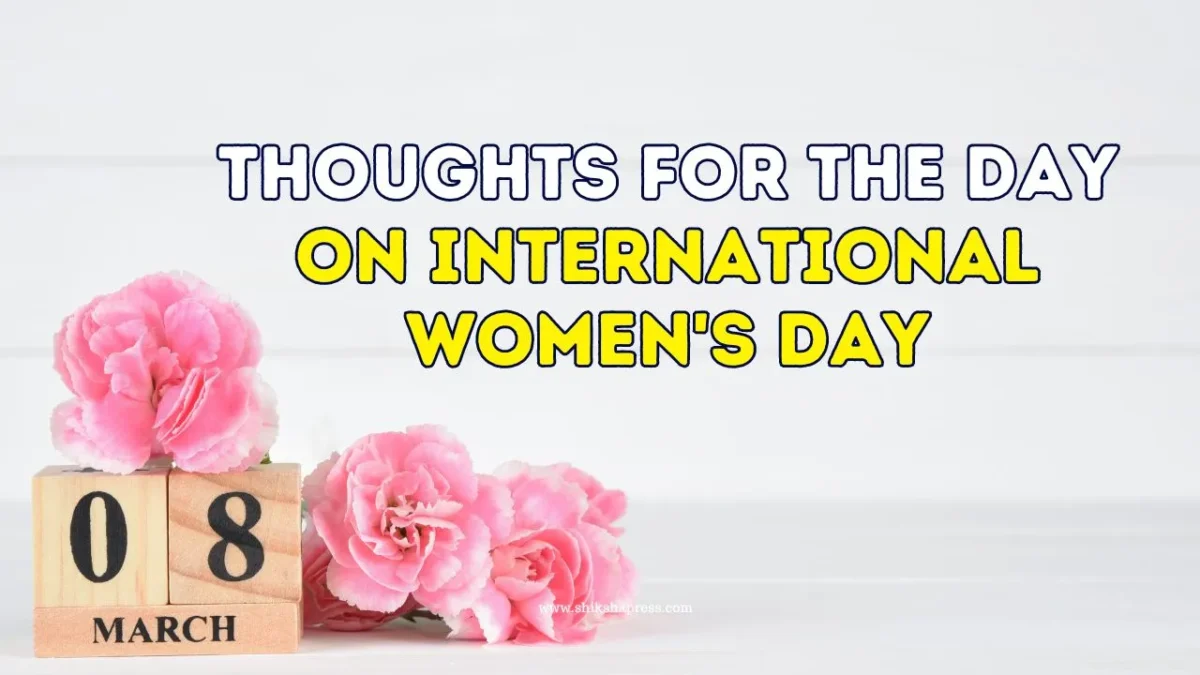 Thought of the Day for Women's Day
