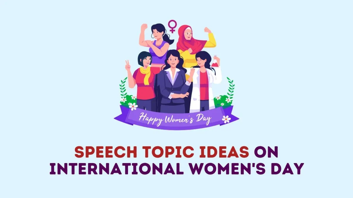 Womens day speech topics