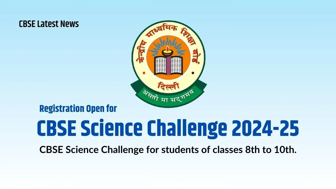 CBSE Science Challenge 2024-25