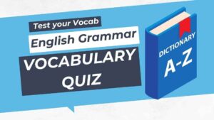 English Grammar Vocabulary Quiz