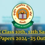 CBSE Class 10th, 12th Sample Papers 2024-25