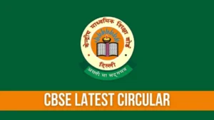 CBSE Latest Circular